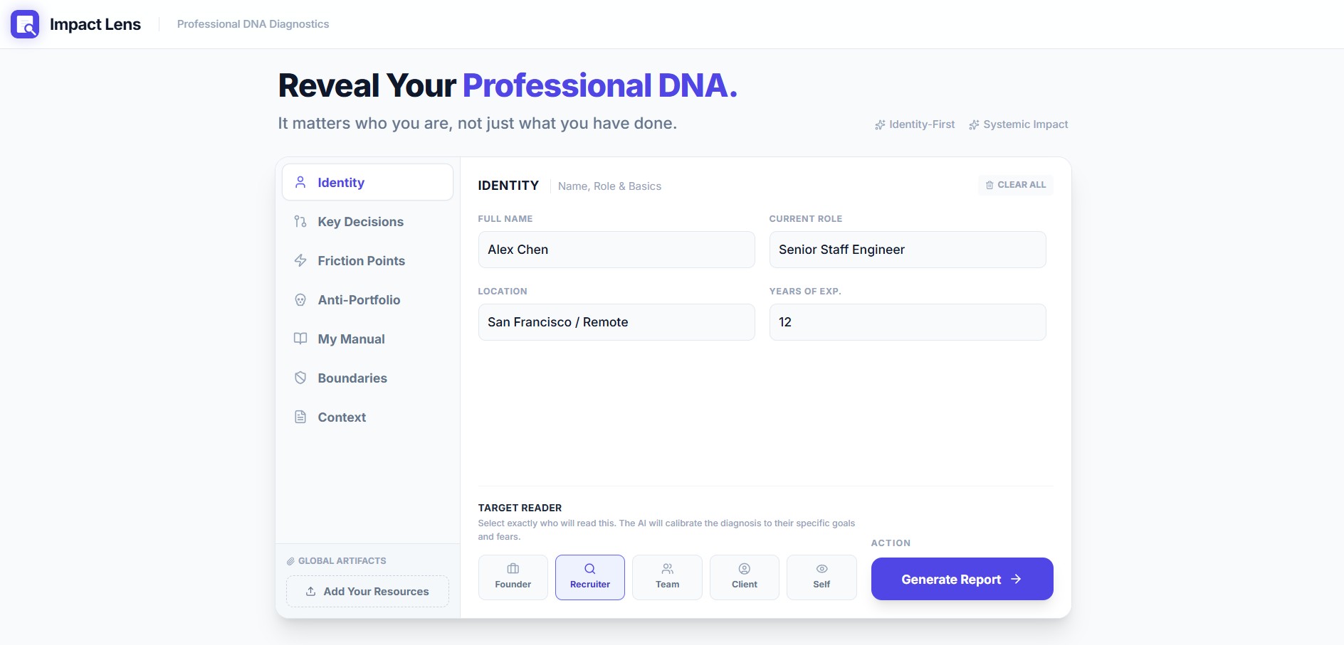 Impact Lens AI project preview