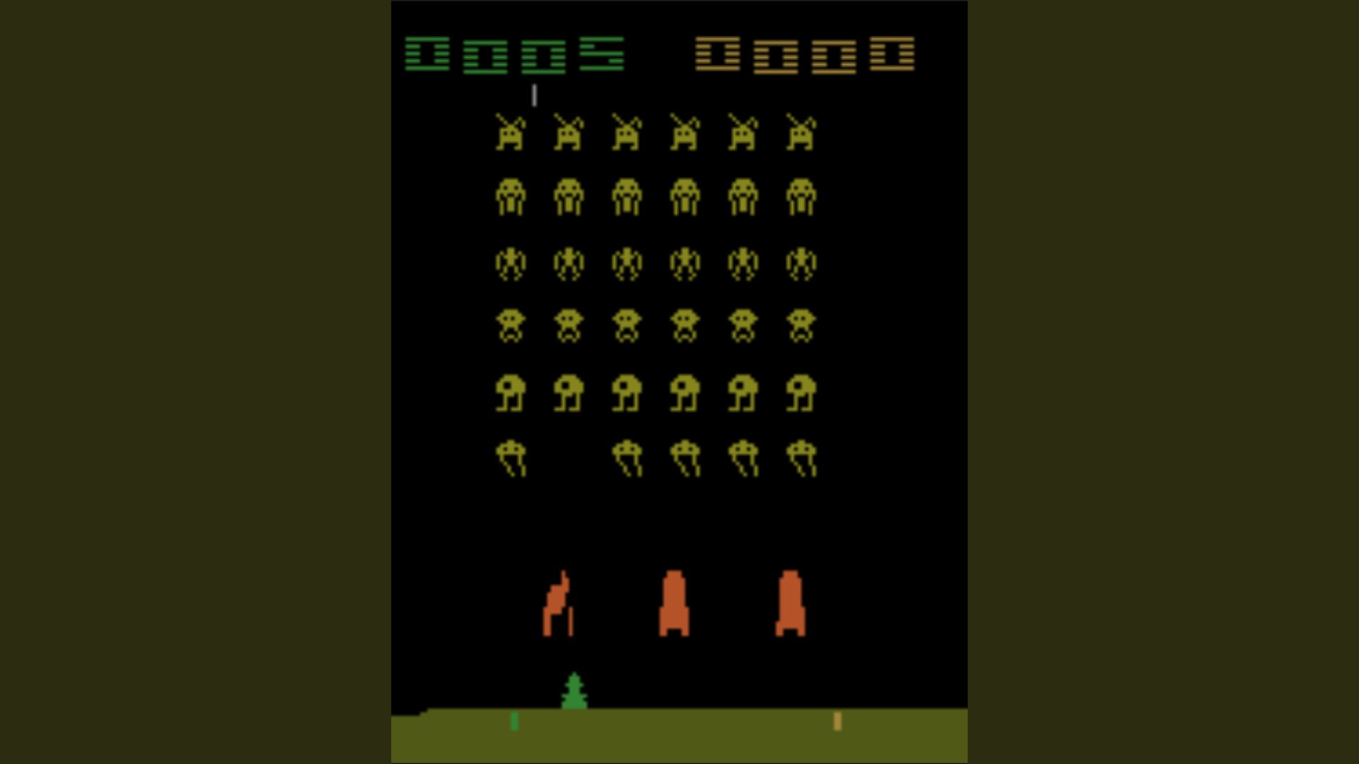 SpaceInvadersBC imitation learning preview